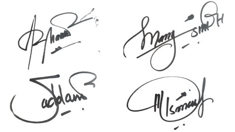 Can You Print Your Name as a Signature? And Other Intriguing Thoughts